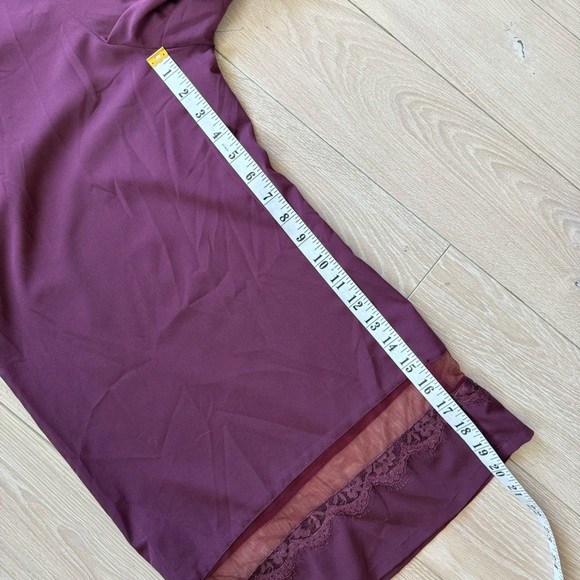 Anthropologie E by Eloise Breakfast in Bed Lounge Wine Pants Size M - Picture 4 of 13